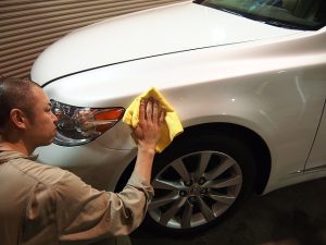 レクサスLS 拭きあげ - トータルカービューティIIC レクサスLS 拭きあげ