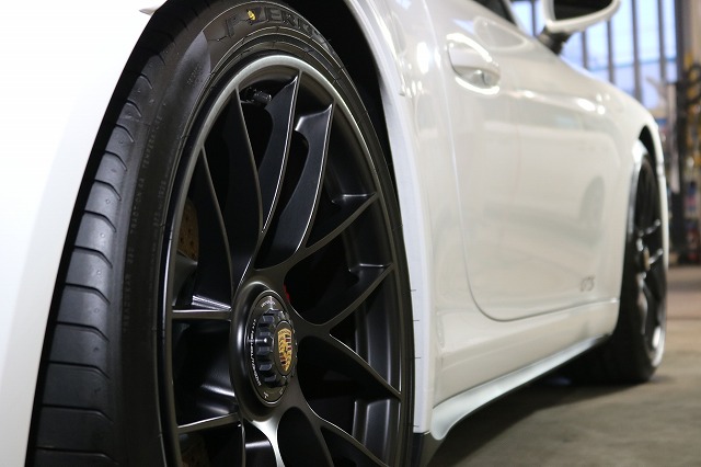 ポルシェ911　ホイールコーティング