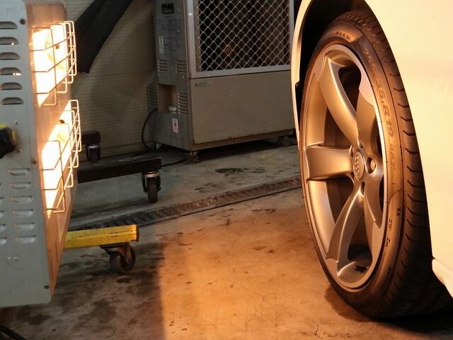 千葉県からご来店のアウディS5のアルミホイールにガラスコーティング施工させていた 01 - トータルカービューティIIC アウディS5 ホイール ガラスコーティング