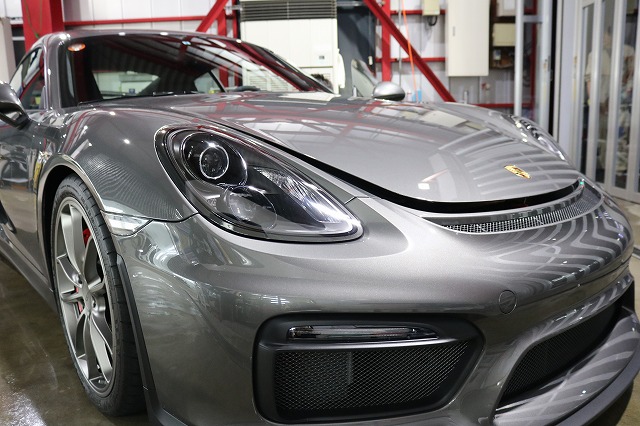 ポルシェGT4　コーティング施工後