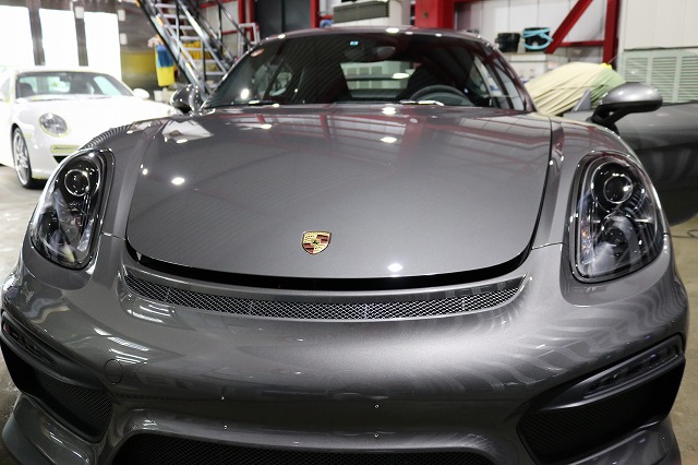 ポルシェGT4　コーティング施工後