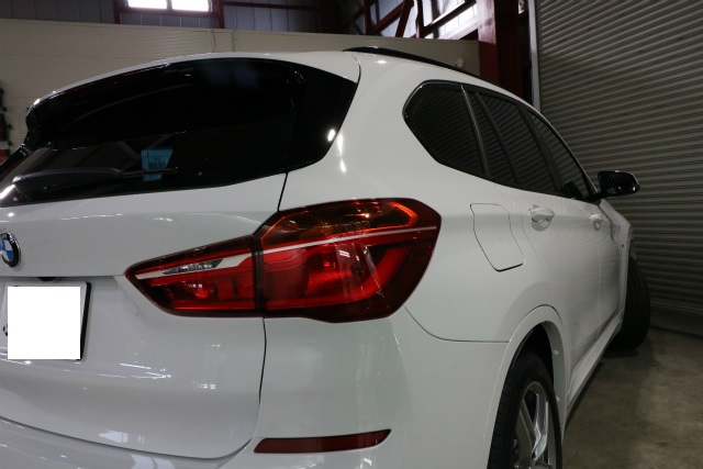 BMWX1　コーティング施工後　リア