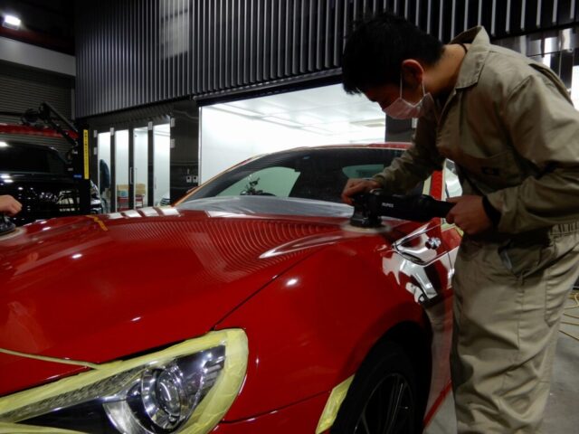 トヨタ86 研磨