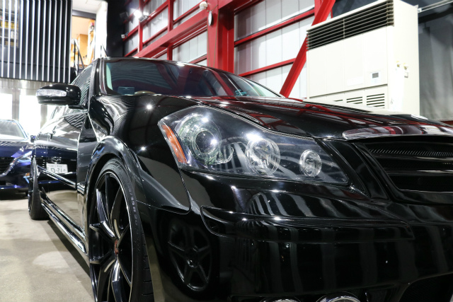 コーティングメンテナンスを日産フーガに施工しました。「当店ご利用歴13年目」 02 - トータルカービューティIIC 日産フーガ コーティングメンテナンス