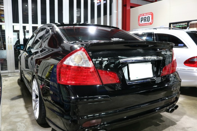 コーティングメンテナンスを日産フーガに施工しました。「当店ご利用歴13年目」 04 - トータルカービューティIIC 日産フーガ コーティングメンテナンス