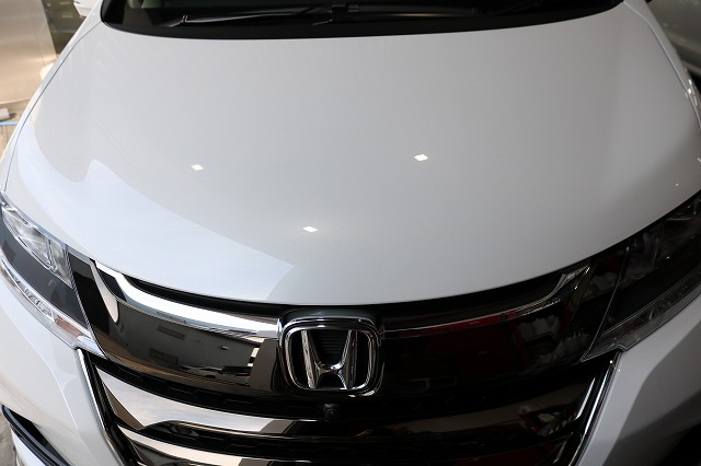 ホンダオデッセイ　施工後　ボンネット