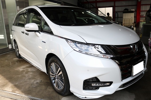 ホンダオデッセイ　施工後　フロント