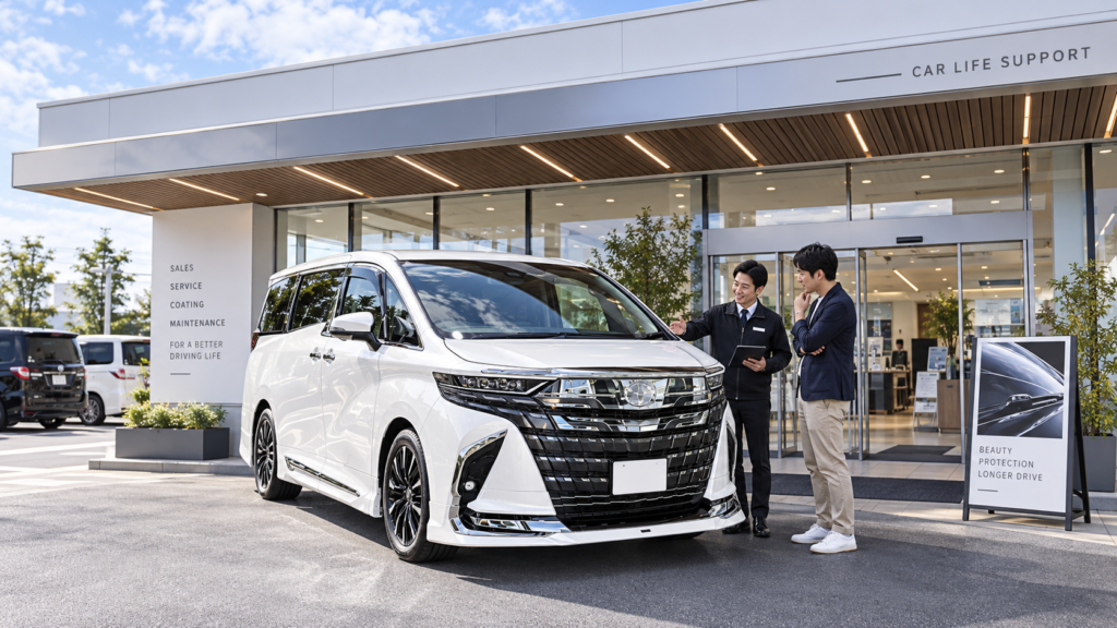 トヨタ アルファード コーティング - トータルカービューティIIC