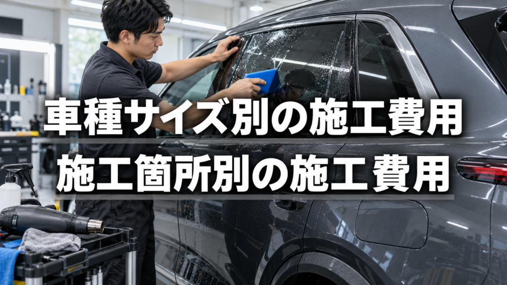 カーフィルムの費用は車種サイズ・施工箇所・フィルムの種類で決まる - トータルカービューティIIC カーフィルムの費用は車種サイズ・施工箇所・フィルムの種類で決まる