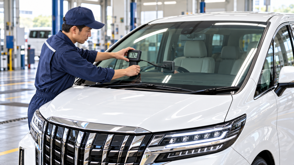 フロント3面は施工後の可視光線透過率70%以上が必要 - トータルカービューティIIC フロント3面は施工後の可視光線透過率70%以上が必要