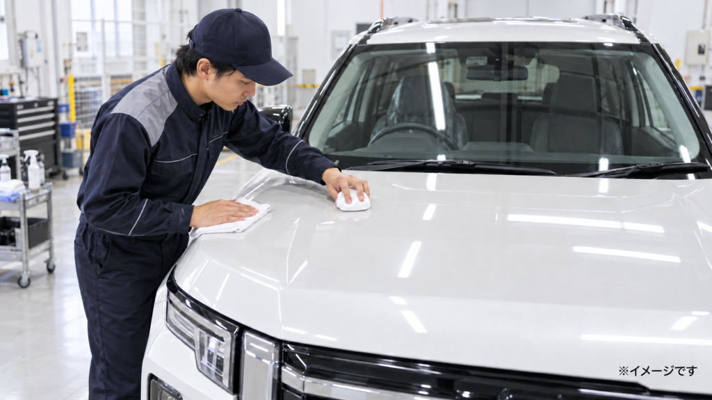新型パジェロで選べる三菱の純正コーティング
