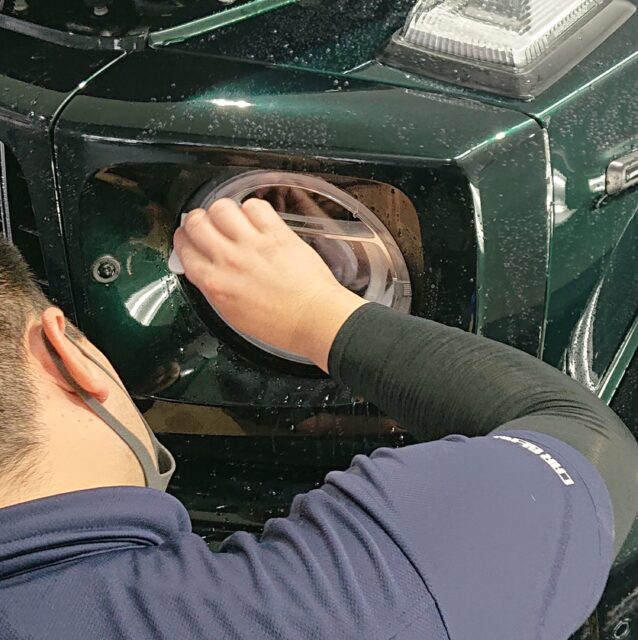 トヨタクラウン 拭き上げ - トータルカービューティIIC メルセデスベンツ G63にプロテクションフィルムZELを施工致しました。 ZEL 自己修復 疎水性 エメラルドグリーン 大雨 東京都 千葉県