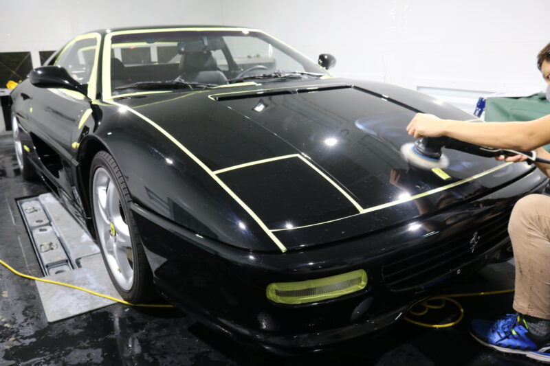 関東にお住まいの国産車オーナー様へ 最高品質のコーティングはカービューティーIICにお任せください - トータルカービューティIIC フェラーリ F355 PPF施工をさせていただきます!!(前編) プロテクションフィルム 千葉県 東京都 XPEL ULTIMATE PLUS,