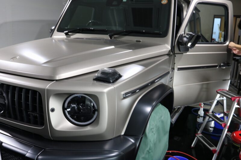 - トータルカービューティIIC メルセデスベンツG63AMG プロテクションフィルム ZEL マット塗装 ステルスフィルム