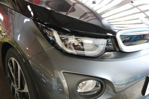 BMWi3　コーティング施工後　ヘッドライト