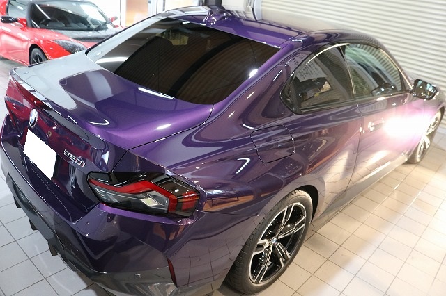 BMW2 施工後 リア - トータルカービューティIIC BMW2 施工後 リア