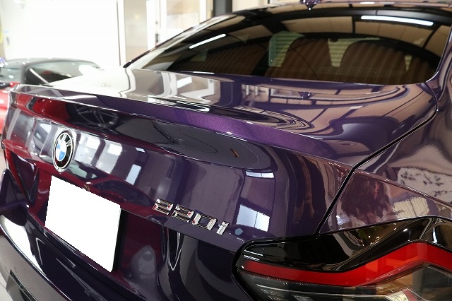 BMW2 施工後 リア アップ - トータルカービューティIIC BMW2 施工後 リア アップ