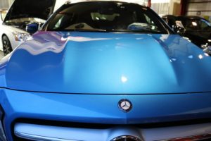 メルセデスベンツGLA　コーティング施工後　ボンネット