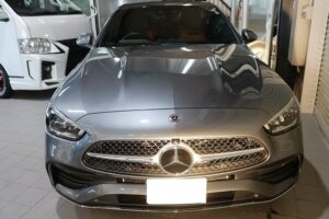 メルセデスベンツC200　施工後　フロント
