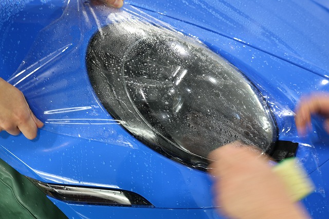 千葉県からご来店の新車マツダ・ビアンテにボディと窓ガラスコーティング施工させてい 05 - トータルカービューティIIC ポルシェ911GT3 プロテクションフィルム ZEL 東京都 千葉県