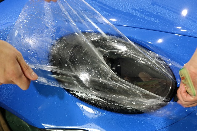 千葉県からご来店の新車マツダ・ビアンテにボディと窓ガラスコーティング施工させてい 02 - トータルカービューティIIC ポルシェ911GT3 プロテクションフィルム ZEL 東京都 千葉県