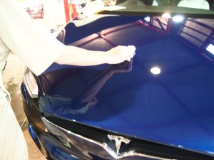 テスラモデルX コーティング ボンネット - トータルカービューティIIC テスラモデルX コーティング ボンネット
