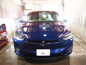 テスラモデルX 遠赤外線 - トータルカービューティIIC テスラモデルX 遠赤外線