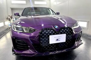 アルピナB4GT フロント プロテクションフィルム施工後