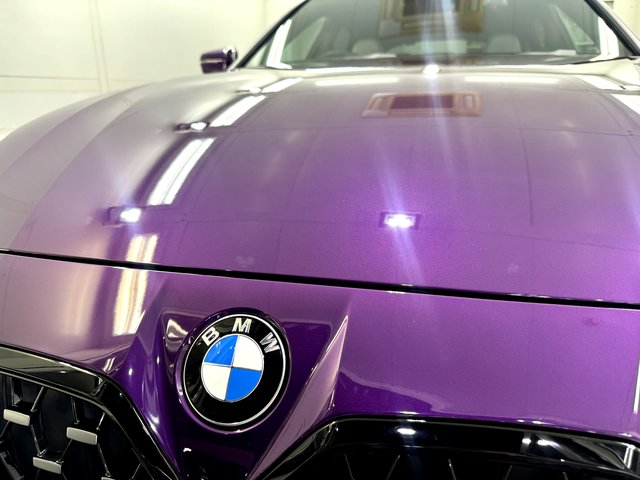 アルピナB4GT プロテクションフィルム施工後のフロントエンブレム付近