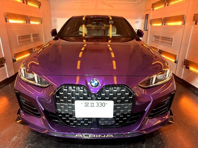アルピナB4GT 焼き付け乾燥 - トータルカービューティIIC アルピナB4GT 焼き付け乾燥