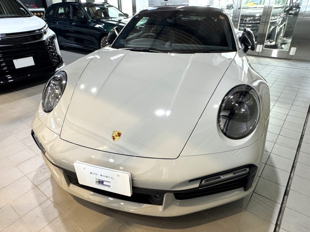 千葉県市川市よりポルシェ911ターボＳにガラスコーティング SCHILD GLATTE