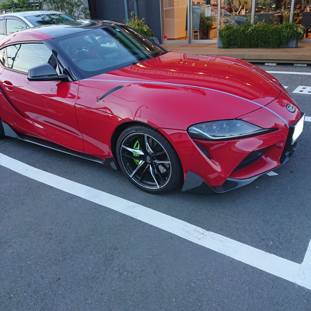 GRスープラをワイルドスピード風にしたいお客様からプロテクション施工のご依頼です。