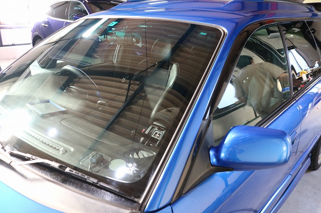 IMG_0025 - トータルカービューティIIC スバル・レガシーにカーフィルム施工後 フロント画像