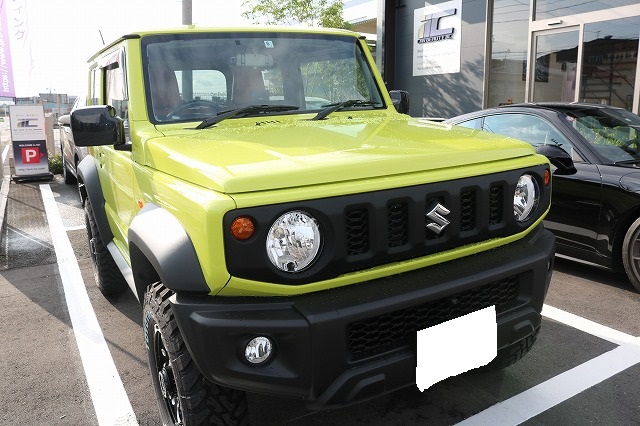 IMG_0403 - トータルカービューティIIC スズキ・ジムニーシエラにLFTフィルム施工後 正面画像