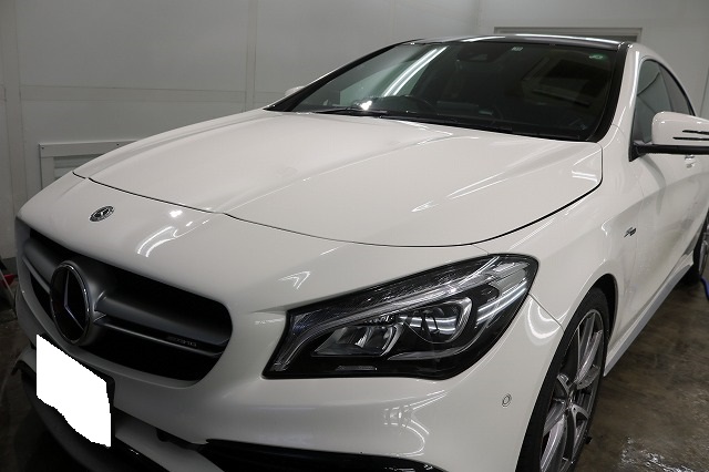 新商品カラープロテクションフィルムのご紹介!メルセデスベンツAMG CLA45に施工