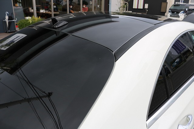 IMG_2674 - トータルカービューティIIC メルセデスベンツにカラープロテクションフィルム施工後 グロスカーボンフィルムの画像