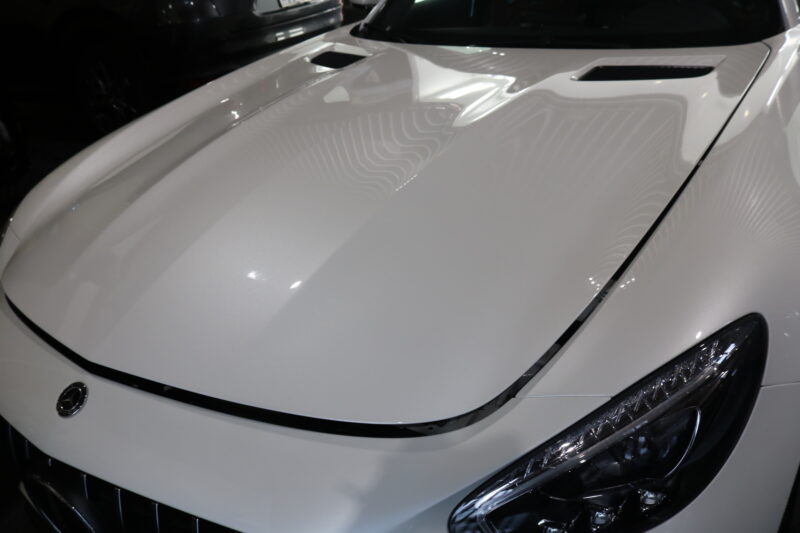 IMG_3742-800x533-1 - トータルカービューティIIC 新宿からご来店(^^)メルセデスAMG-GTCロードスターにプロテクション施工 飛び石被害 業界トップブランド XPEL ULTIMATE PLUS ダイヤモンドホワイト