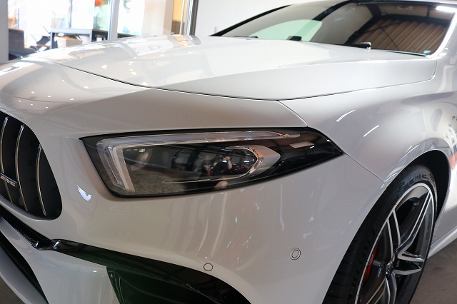 IMG_4599 - トータルカービューティIIC 新車メルセデスベンツAMG A45Sにカーフィルムを施工後 フロント画像