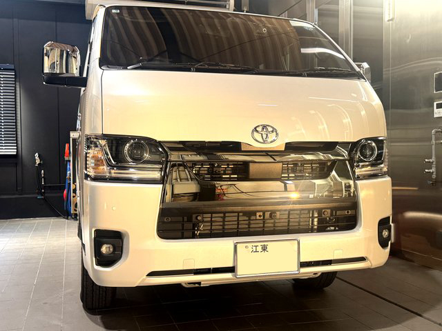 ハイエース 施工後 フロント