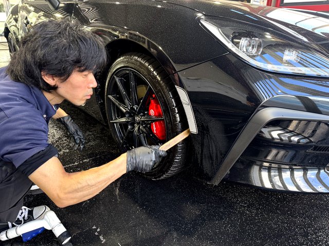 トヨタ GR86 ホイール洗浄