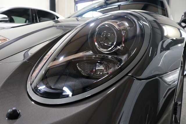 IMG_7474-1 - トータルカービューティIIC ポルシェGT3にプロテクションフィルム施工後 ヘッドライト画像