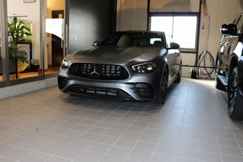 IMG_7525-800x533-1 - トータルカービューティIIC マット塗装に嬉しい効能 メルセデス・ベンツ AMG E53にプロテクションフィルムを施工致しました XPEL 千葉県