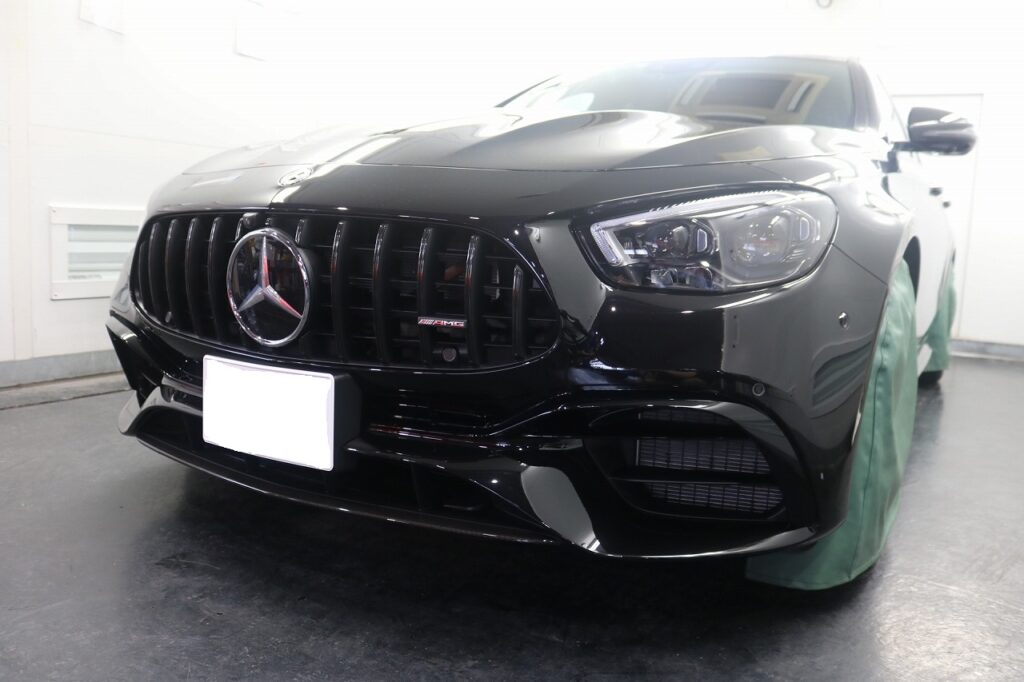 メルセデスベンツE63にプロテクションフィルム施工させていただきました!
