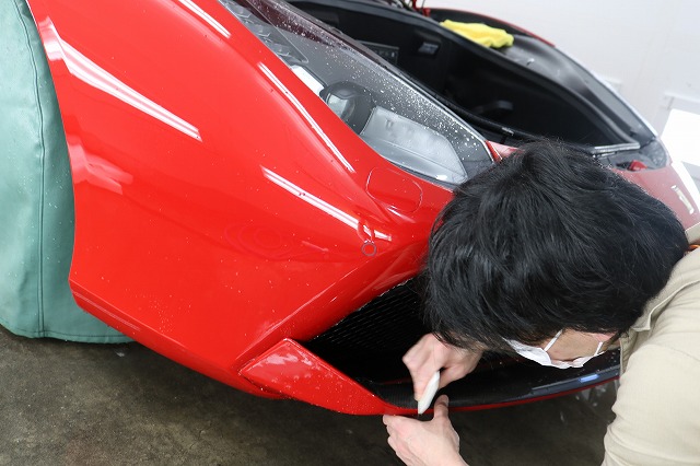 IMG_9988 - トータルカービューティIIC フェラーリ488 プロテクション