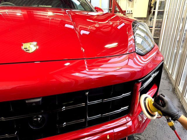 ポルシェカイエンGTS　研磨