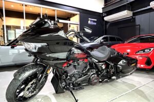 【ハーレーダビッドソン CVO ロードグライド ST】バイクコーティング（東京都千代田区）
