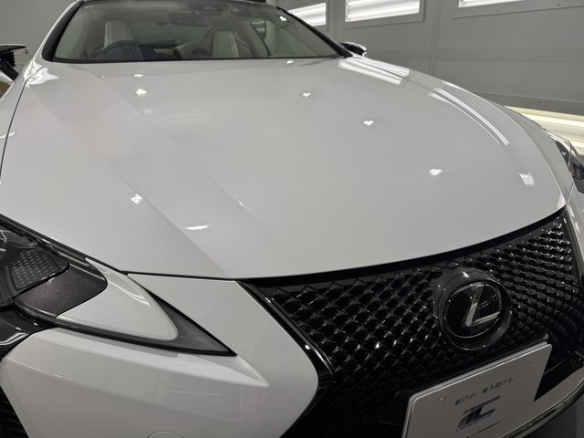 レクサスLC　施工後　ボンネット