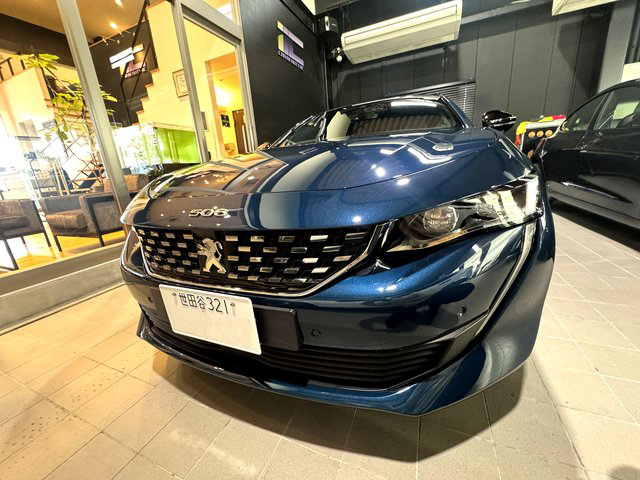 東京都世田谷区よりプジョー 508SWにカーコーティングSystemX Diamond SS