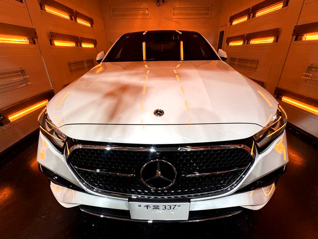 ベンツE220d 遠赤外線乾燥