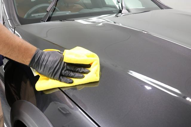 ベンツC220ｄガラスコーティング施工画像